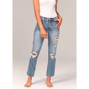 Abercrombie The Boyfriend Mid Rise Jeans